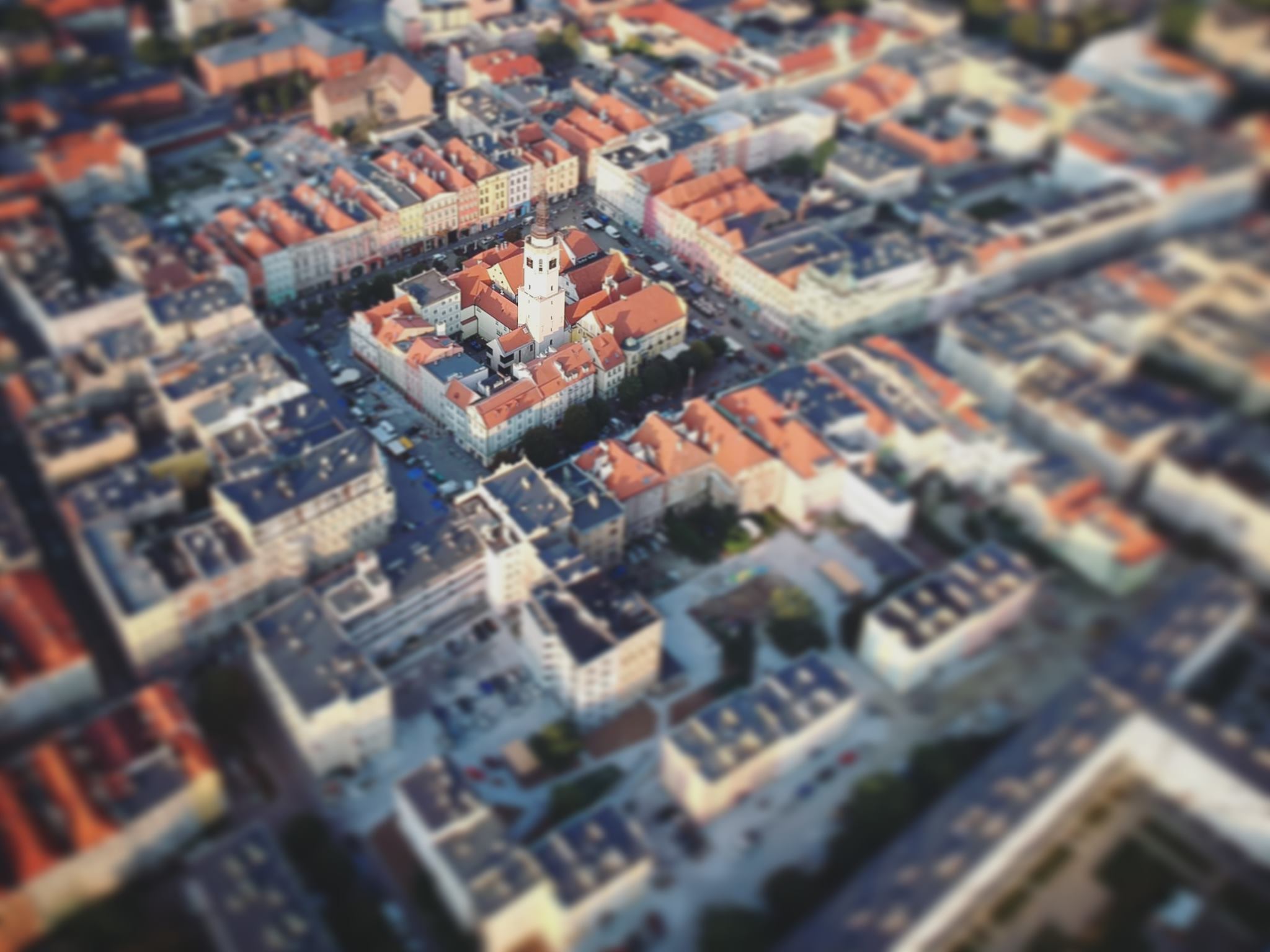 Panorama Świdnicy z drona