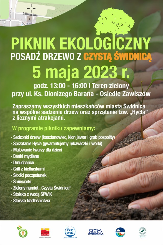 Piknik ekologiczny plakat